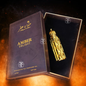 Amber Delight - Concentrated Perfume Oil - By Hekayat Attar - 15ml 0.51 oz