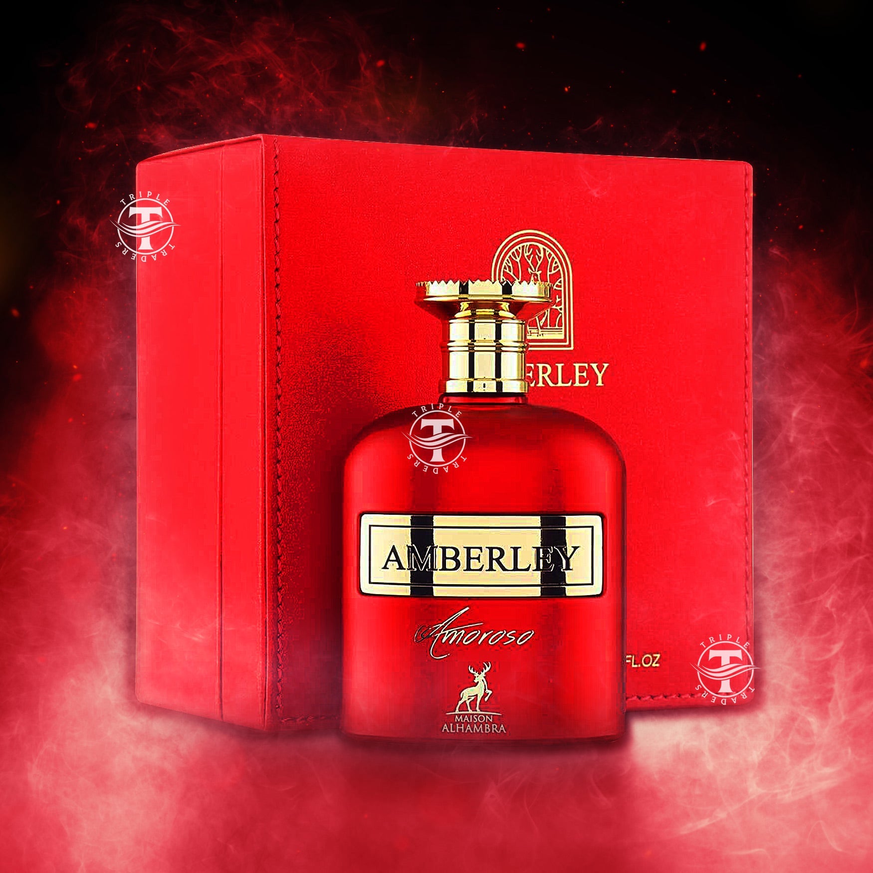 Amberley Amoroso Eau De Parfum 100ml 3.4 FL OZ By Maison Alhambra Amberley Amoroso Eau De Parfum 100ml 3.4 FL OZ By Maison Alhambra