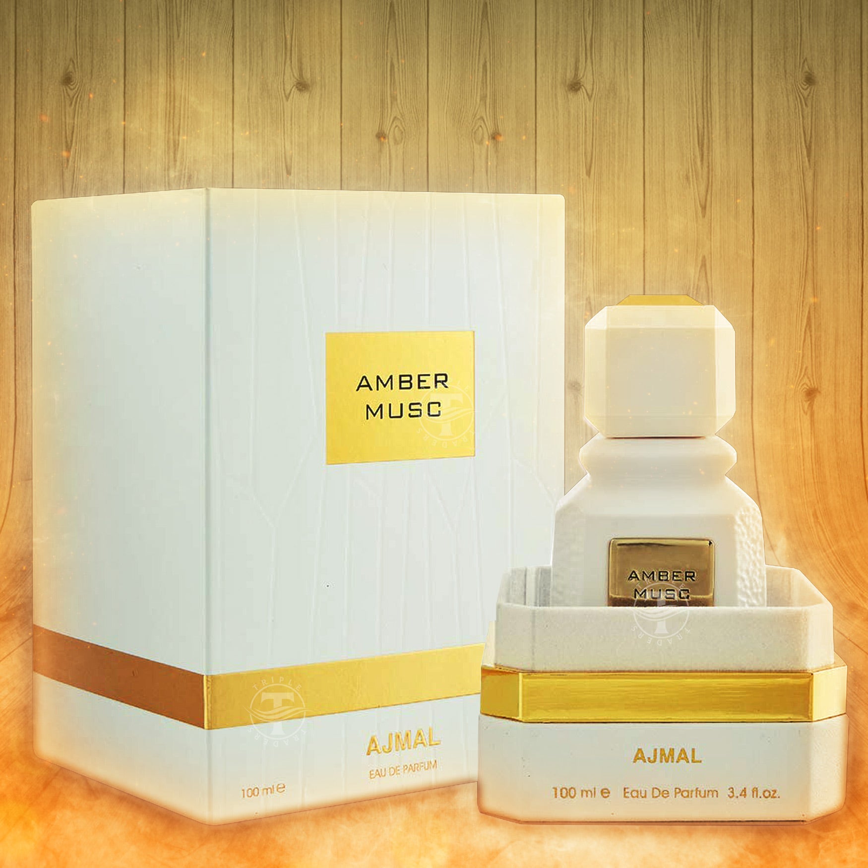 Amber Musc Eau De Parfum By Ajmal 100ml 3.4 FL OZ