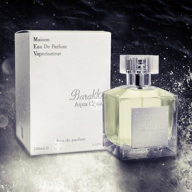 Barakkat Aqua Crystal Eau De Parfum By Fragrance World 100ml 3.4 fl oz