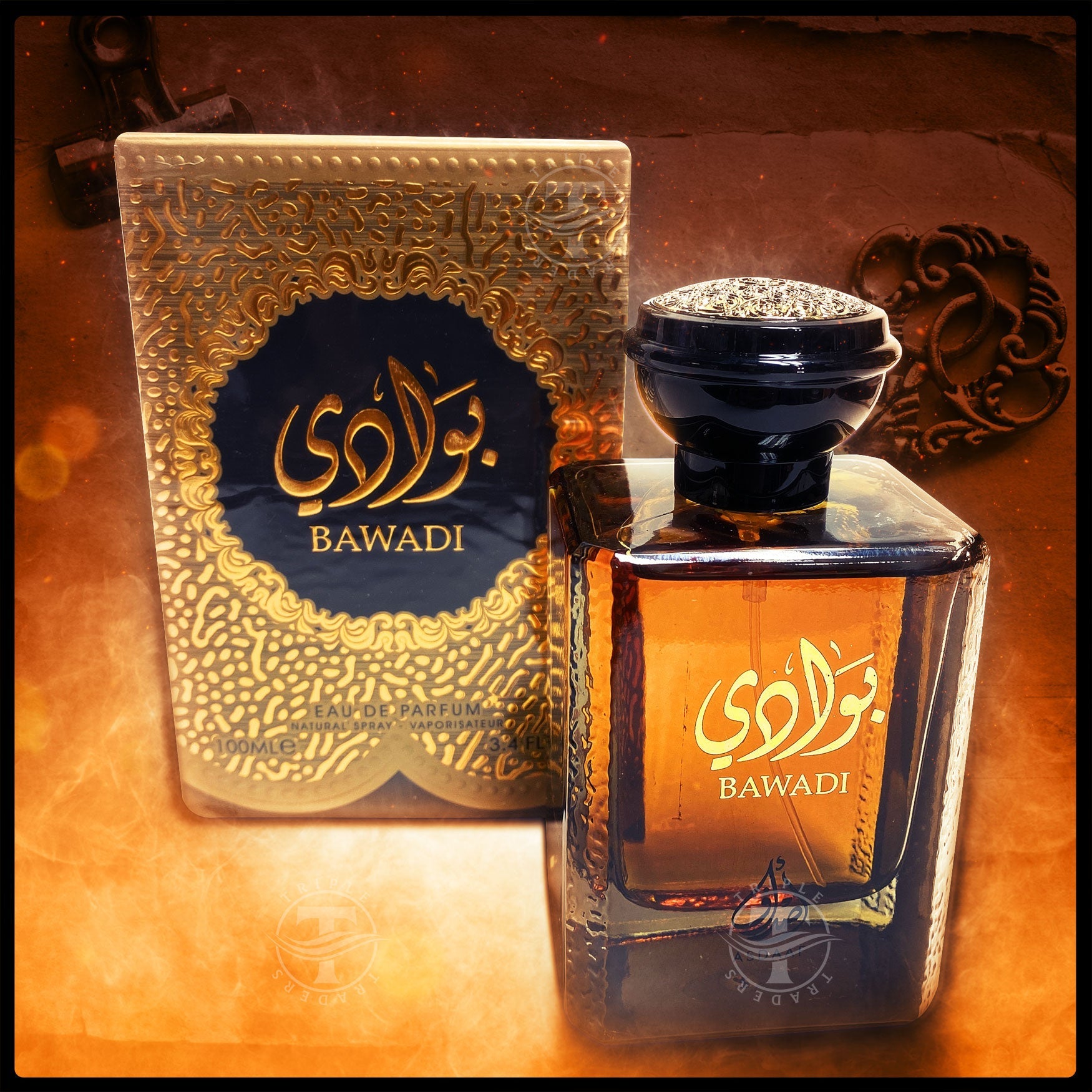 Lattafa Asdaaf Bawadi Eau De Parfum Spray By Lattafa - 3.4 oz