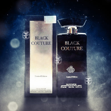 Black Couture Limited Edition Eau De Parfum By Fragrance World 100ml 3.4 fl oz