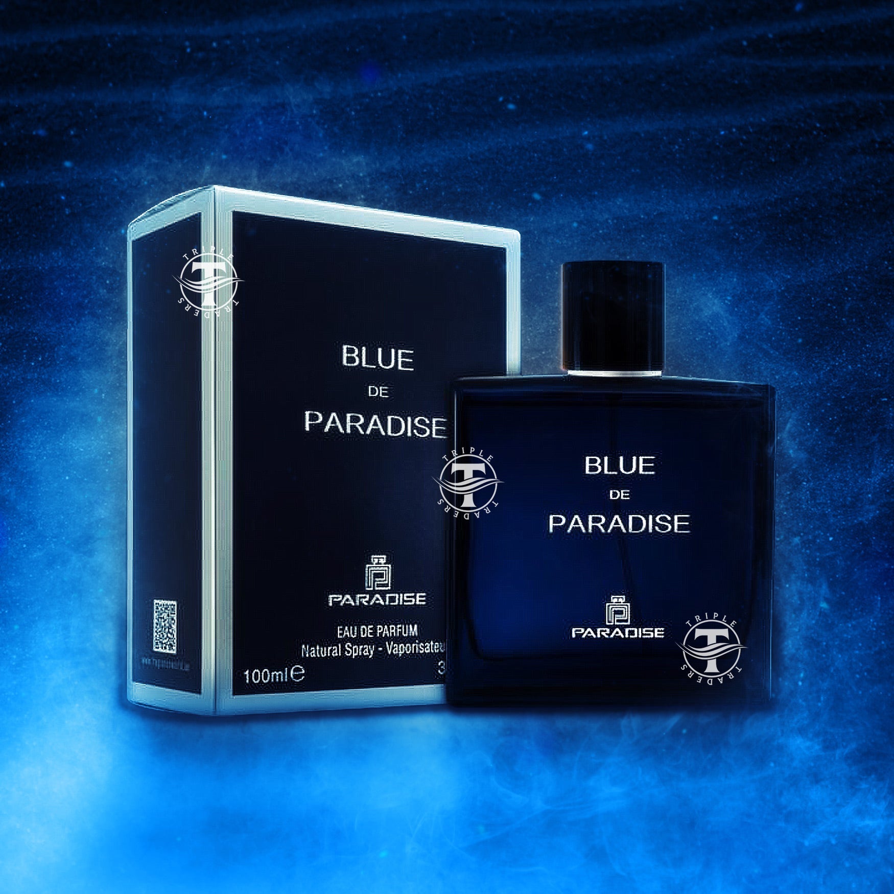 Blue de Paradise Eau de Parfum by Paradise Fragrance World 100ml 3.4 fl oz