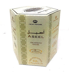 Box of 6 - Aseel Attar 6ml Rollon Bottle By Al-Rehab (UAE) Alrehab