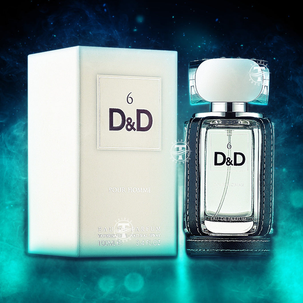 D&D Pour Homme Eau De Parfum By Fragrance World 100ml 3.4 fl oz