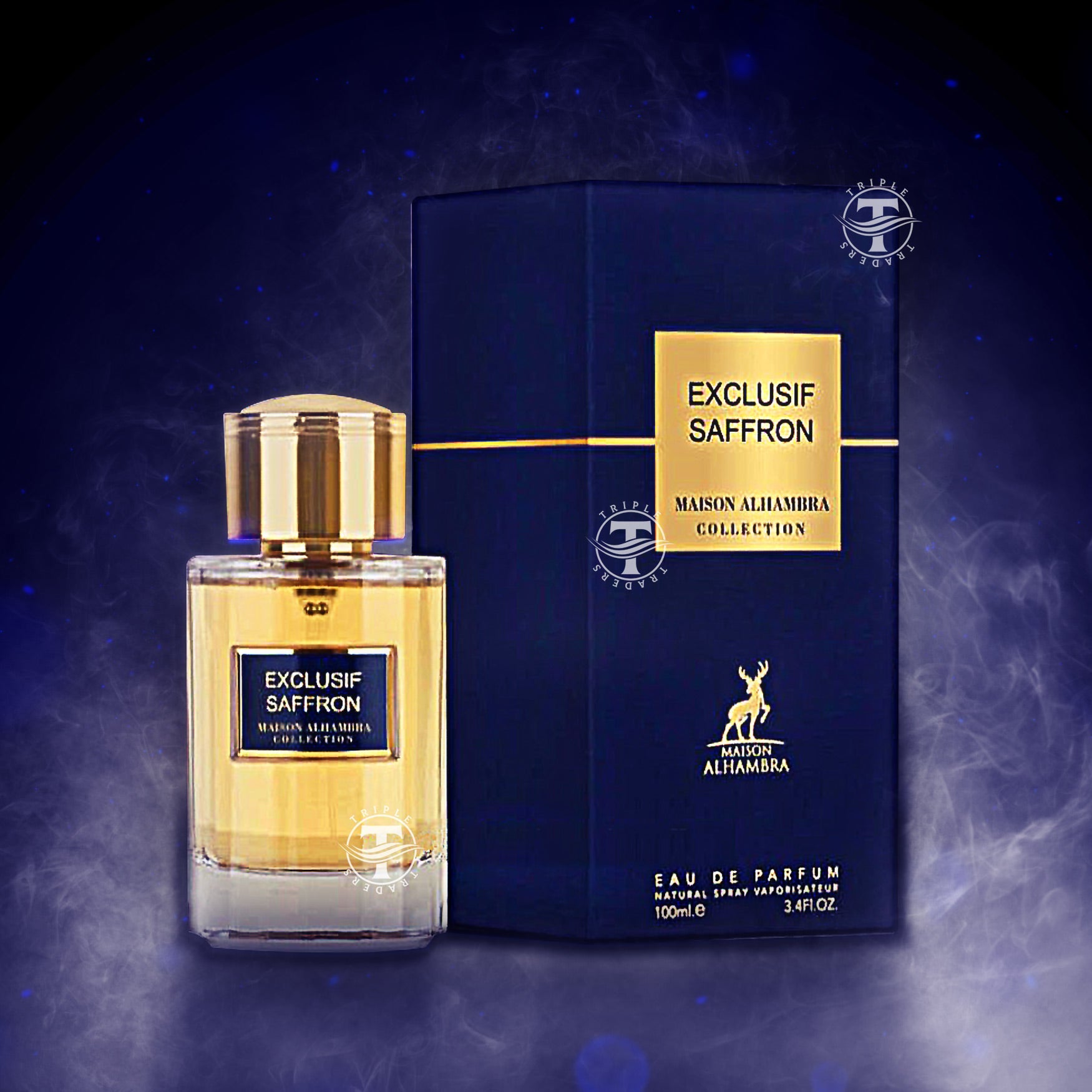 Maison Alhambra Exclusif Saffron Eau De Parfum Spray (Unisex) By Maison Alhambra - 3.4 oz