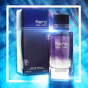 Fiero Bleu Man Eau De Parfum 100ml 3.4 fl oz By Fragrance World Perfume Cologne For Men