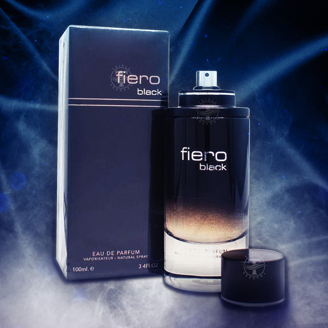 Fiero Black Eau De Parfum By Fragrance World 100ml 3.4 fl oz