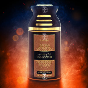 Iconic Oudh Concentrated Extra Long Lasting Perfumed Spray By Lattafa 250ml