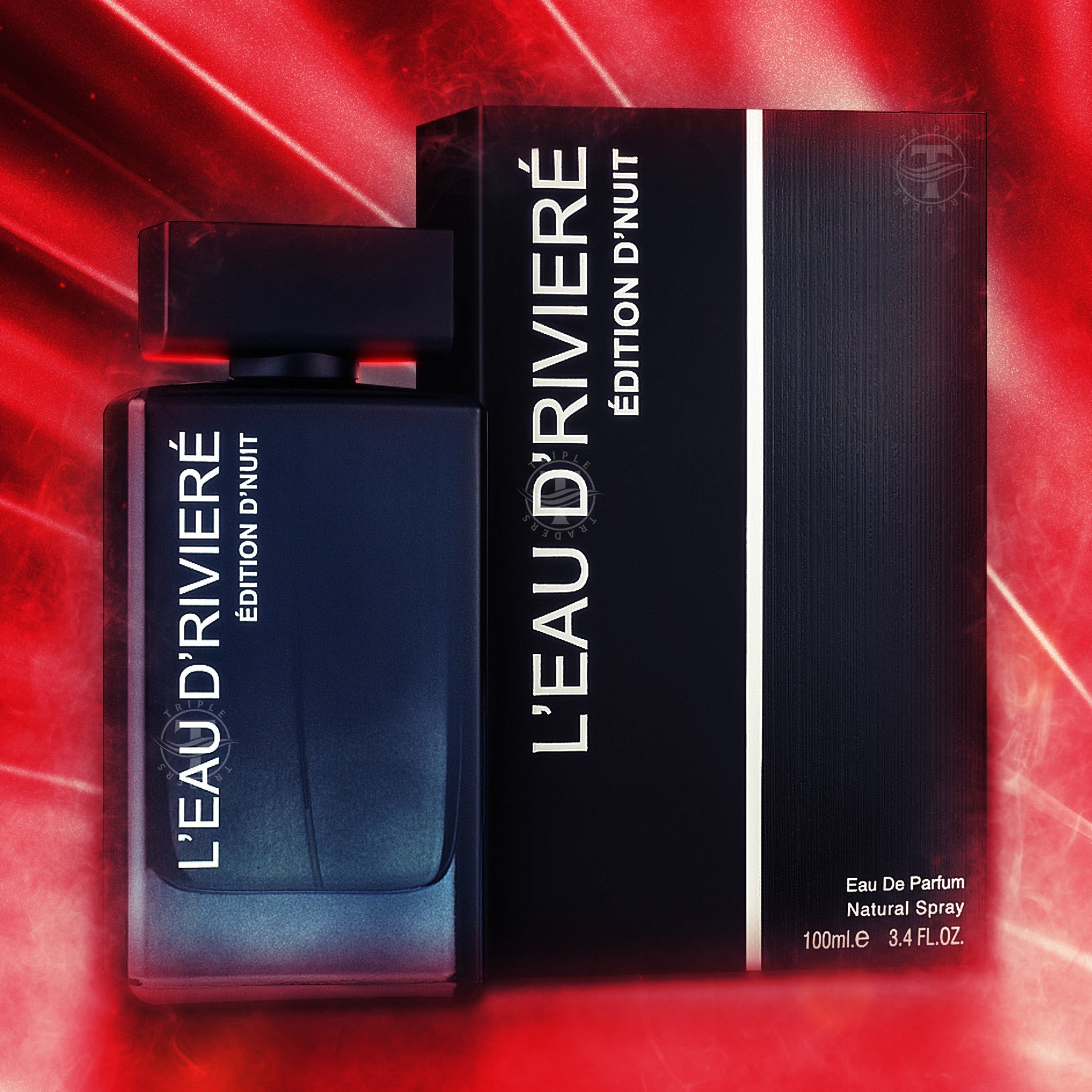 Trebit Bleu Noire Eau de Parfum by Fragrance World 100ml 3.4 fl oz | Triple Traders