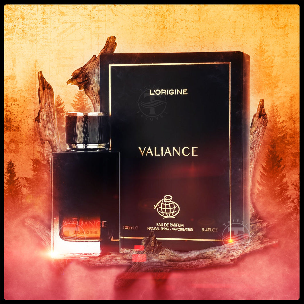 L'Origine Valiance Eau De Parfum 100ml 3.4 FL OZ By Fragrance World