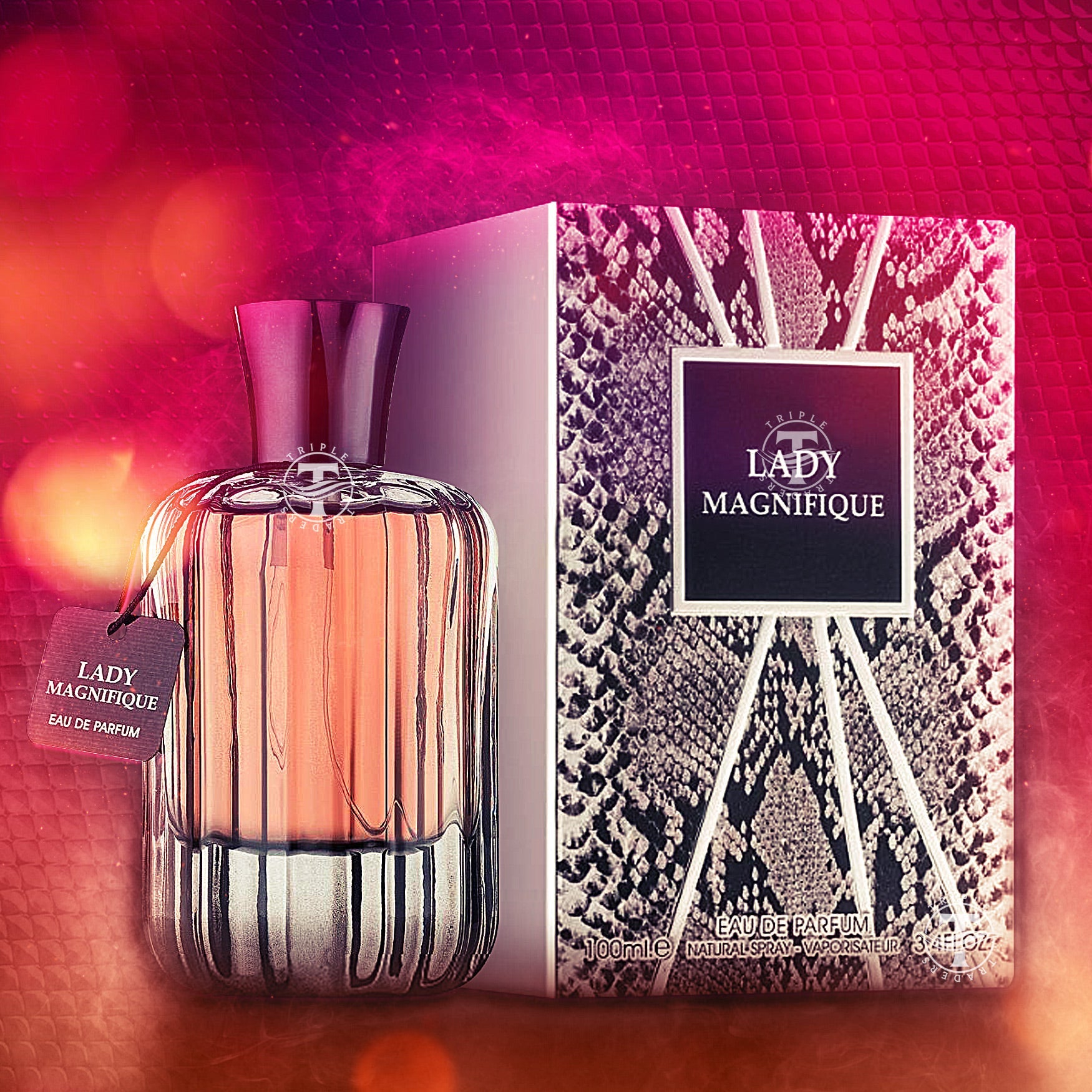 Lady Magnifique Eau De Parfum 3.4 Fl Oz 100 ml By Fragrance – Triple Traders