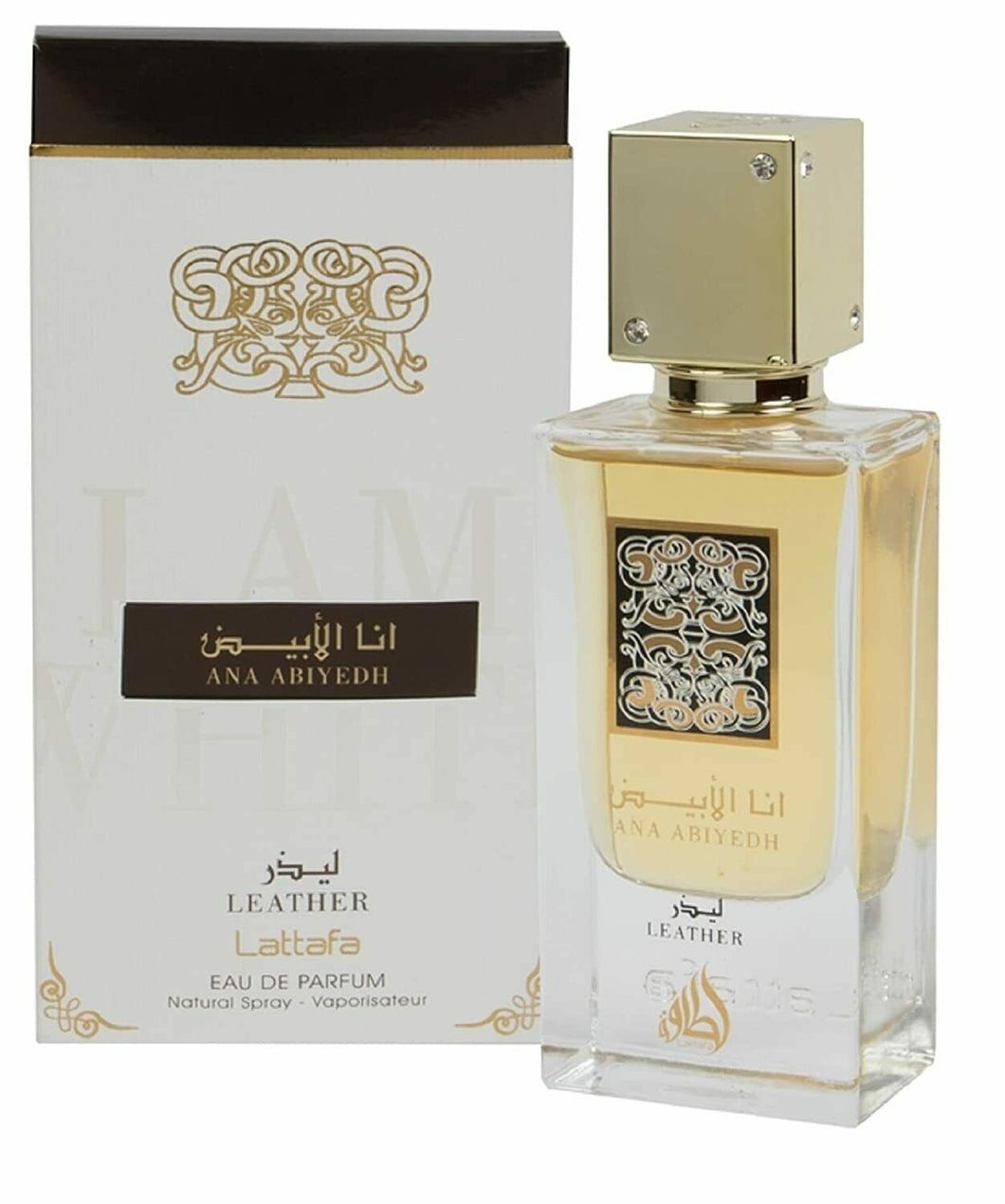 Lattafa Ana Abiyedh Leather Long Lasting Imported Eau De Perfume 60 ml for Men