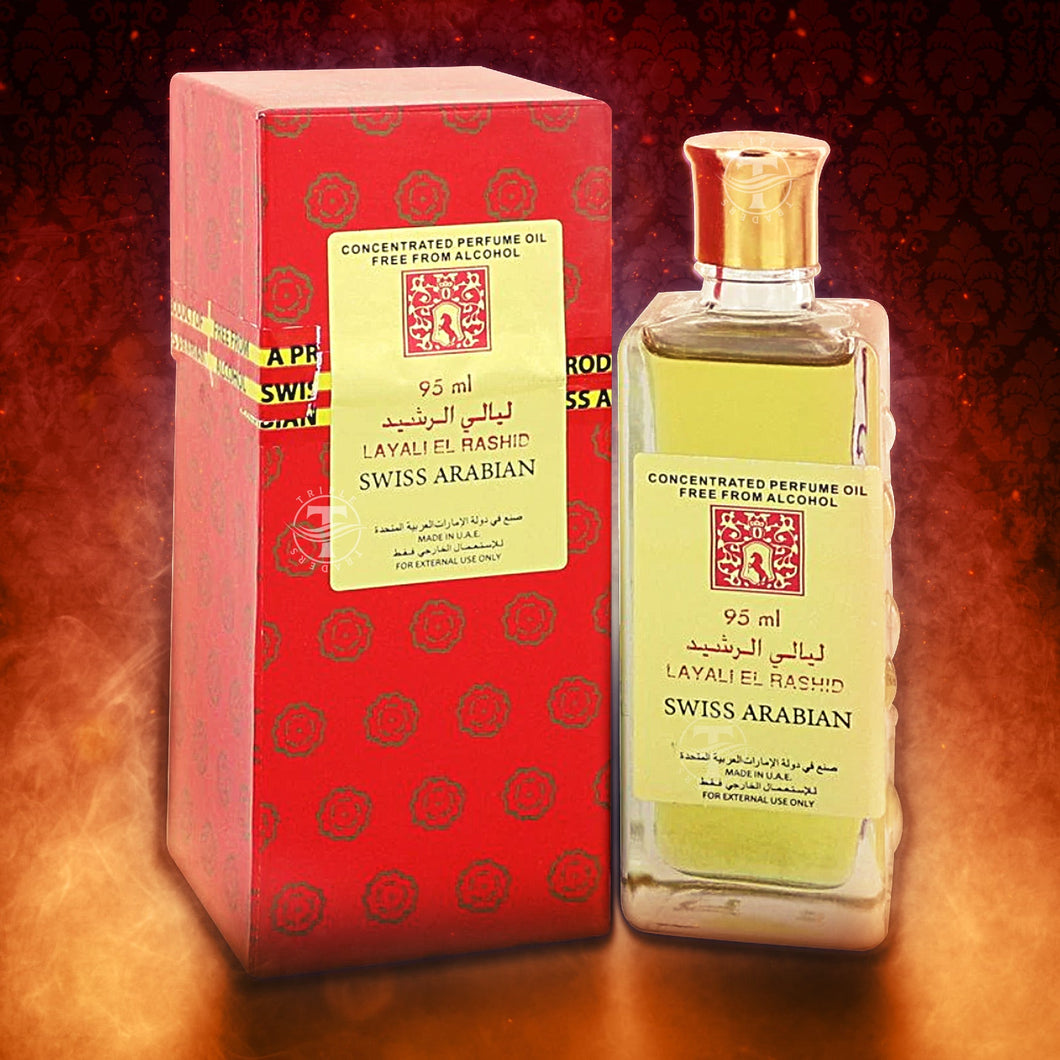 Layali El Rashid - Swiss Arabian - 95ml Concentrated Perfume Oil * FREE FROM ALCOHOL *