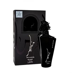Maahir Black by Lattafa Perfumes EDP 100ML (3.4 oz) By Lattafa Perfumes