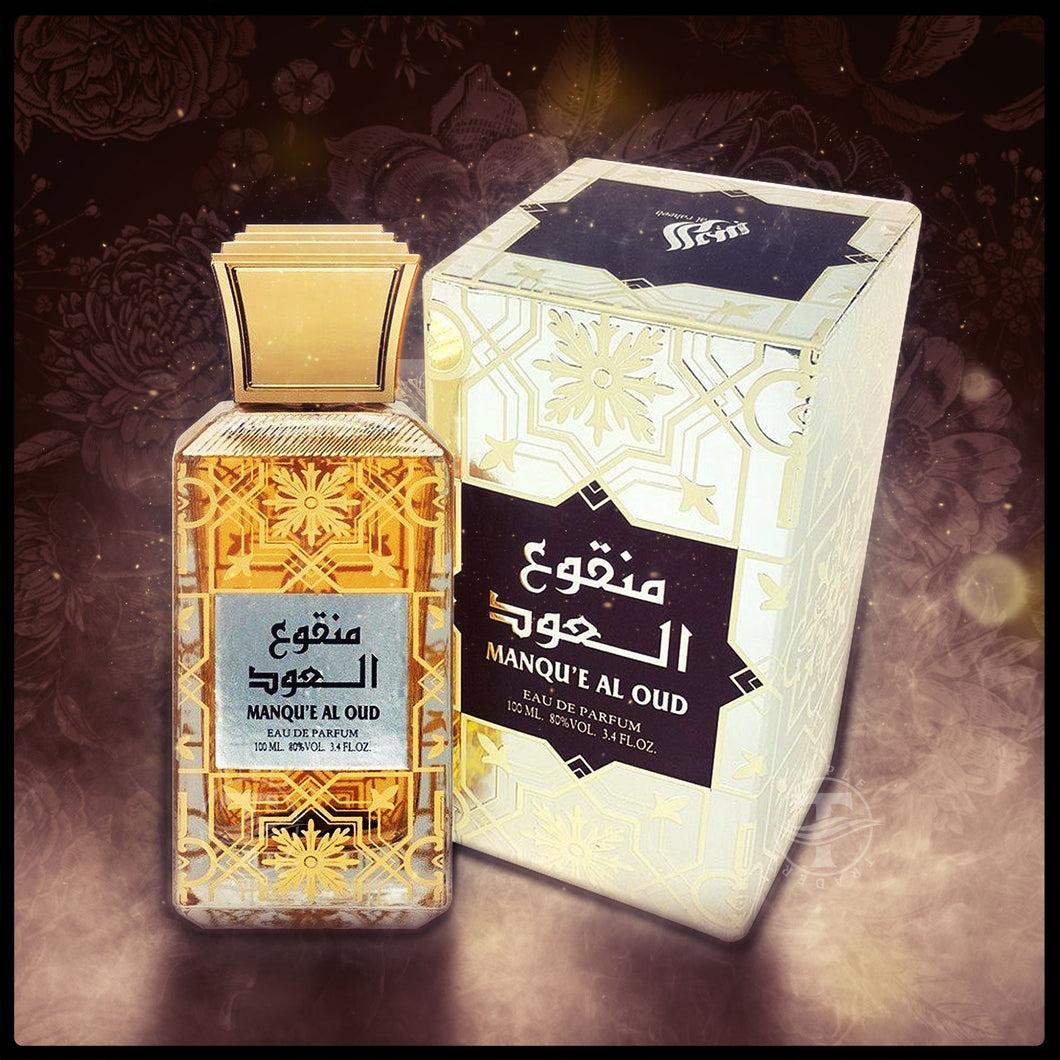 Manqu'e Al Oud Al Raheeb By Lattafa 100ml 3.4 FL OZ Eau De Parfum