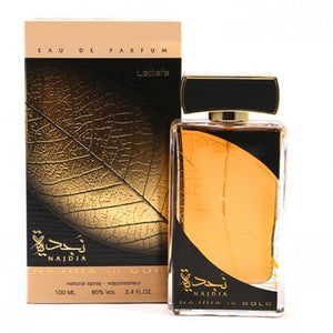 Najdia in Gold Spray Perfume by Lattafa 100ml Spray