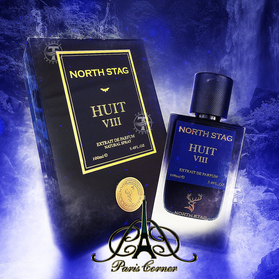 North Stag - HUIT VIII  | Oriental Perfume By Paris Corner | 3.4 Fl Oz 100ml