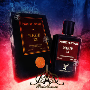 North Stag - Neuf IX  | Oriental Perfume By Paris Corner | 3.4 Fl Oz 100ml