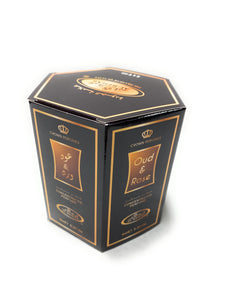 Oud & and Rose box of 6 Attar 6ml Rollon Bottle By Al-Rehab (UAE) Alrehab