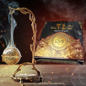Oud 24 Hours - Bukhoor Incense - By Ard Al Zaafaran - 40gm
