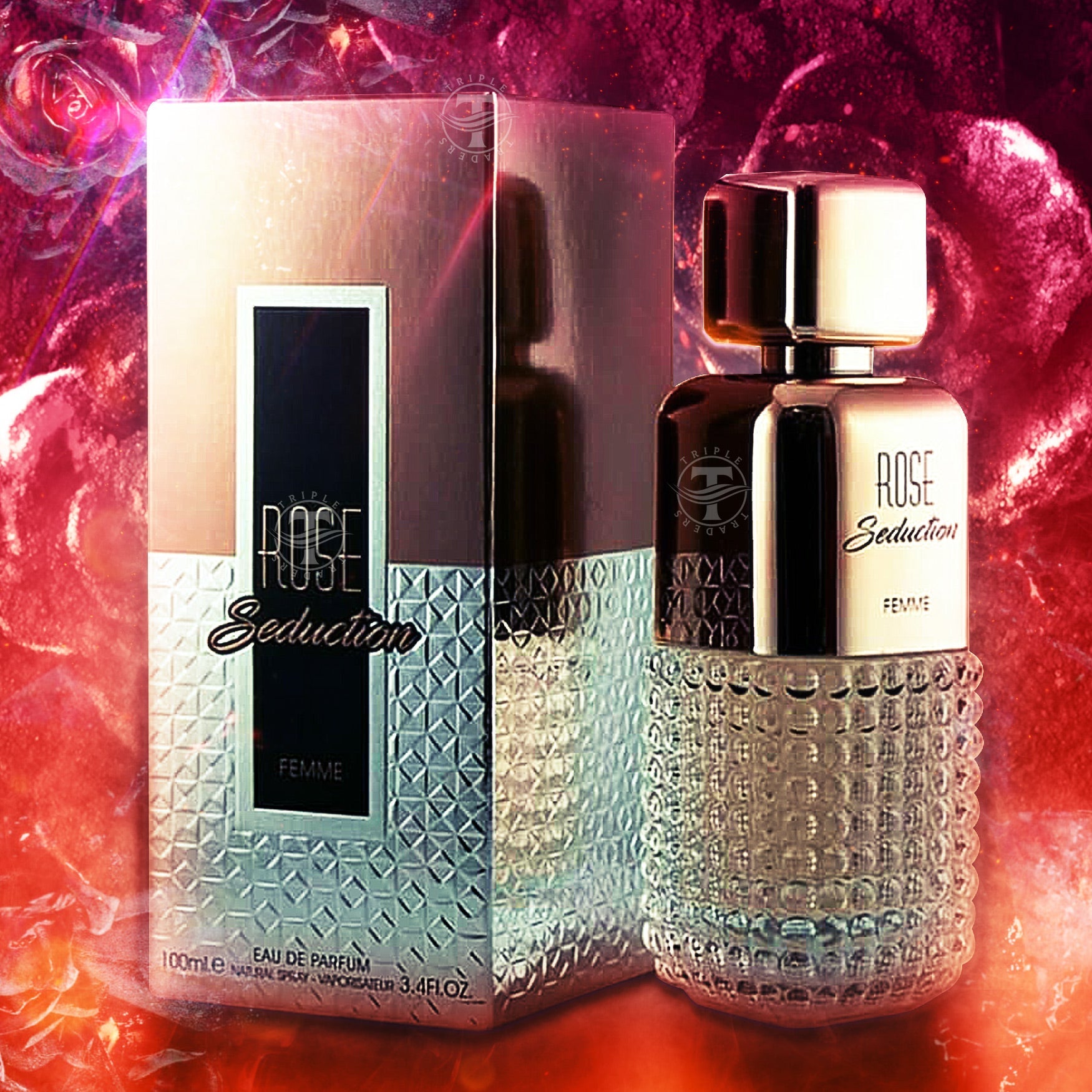 Icy Roses EDP Perfume By Fragrance World 100 ML🥇Rich Niche UAE Version🥇