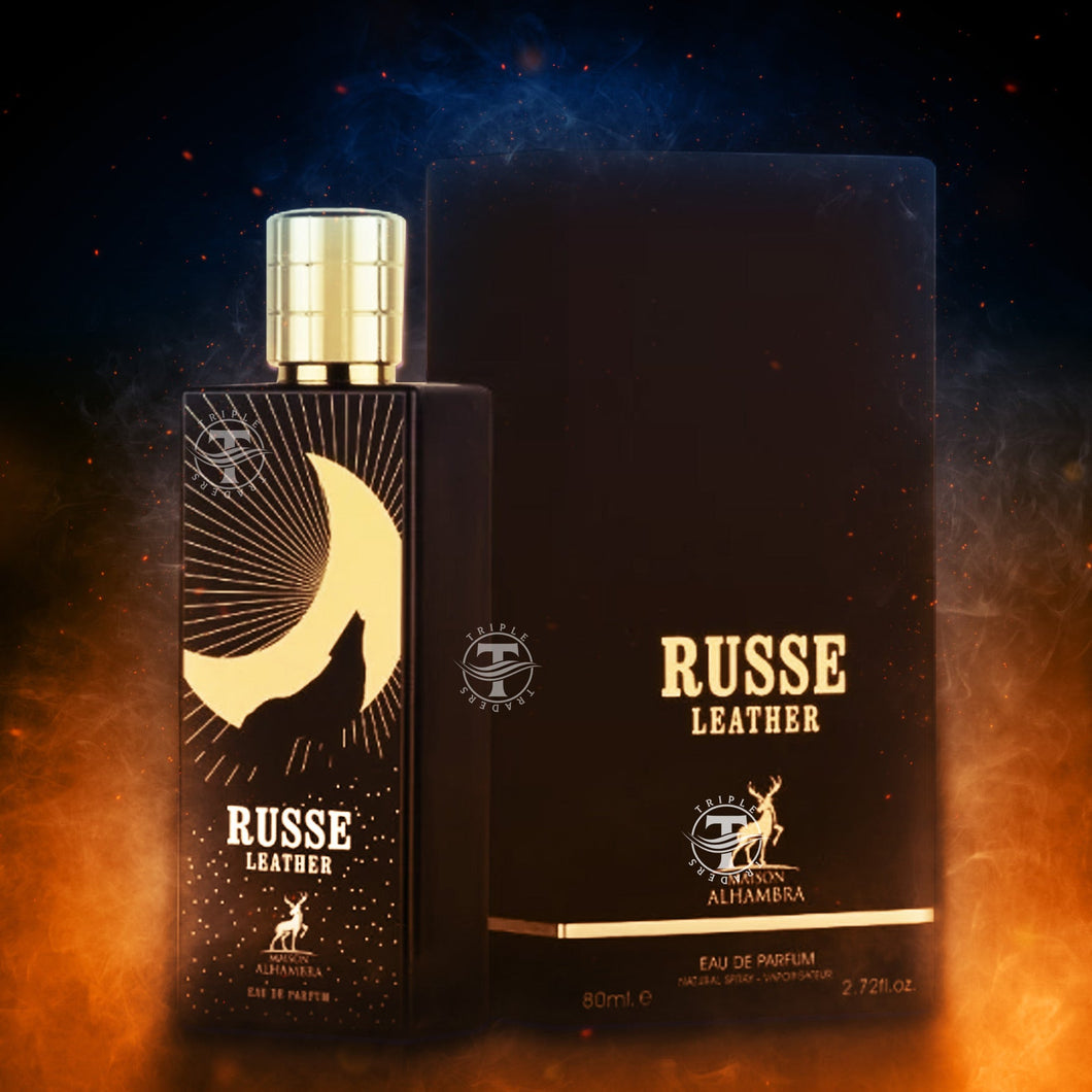 Russe Leather Eau De Parfum By Maison Alhambra | Lattafa 80ml Oriental Perfume