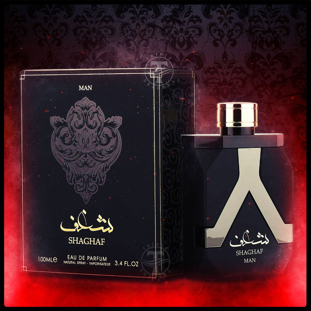 Shaghaf EAU De Perfume 3.4 Fl.Oz Natural Spray - Vaporisateur Men Lattafa