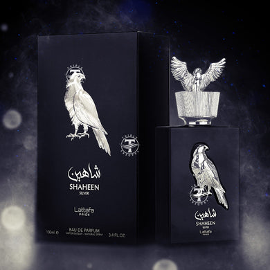 Shaheen Silver By Lattafa 100ml 3.4 FL OZ Eau De Parfum