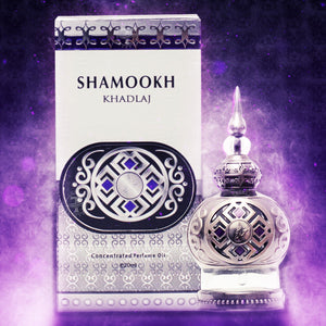 Shamookh Silver By Khadlaj Perfumes - Concentrated Perfume Oil - 20ml