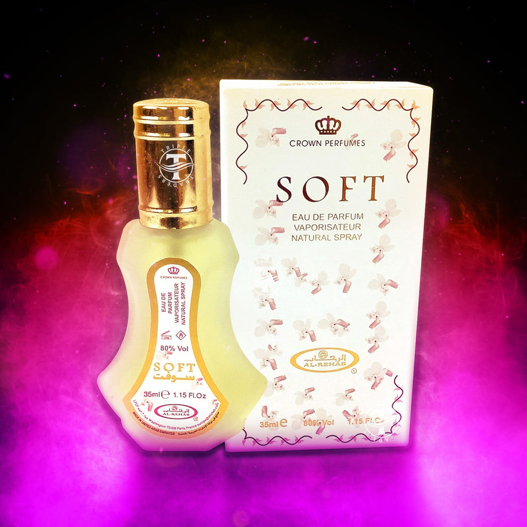 Soft Eau De Natural Perfume Spray - 35 ml (1.15 fl. oz) by Al rehab