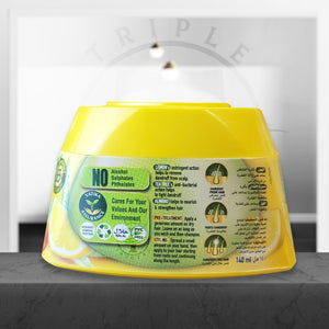 Vatika Dandruff Guard - Styling hair Cream - Lemon, Tea Tree & Almond 140 ml