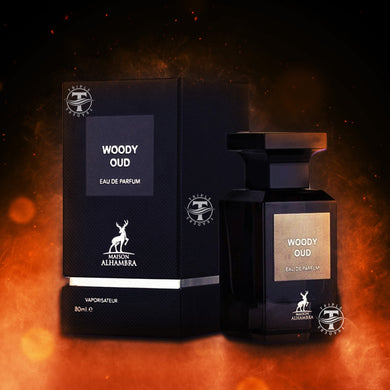 Woody Oud Eau De Parfum Oriental Perfum By Maison Alhambra 2.7 FL OZ 80 ML