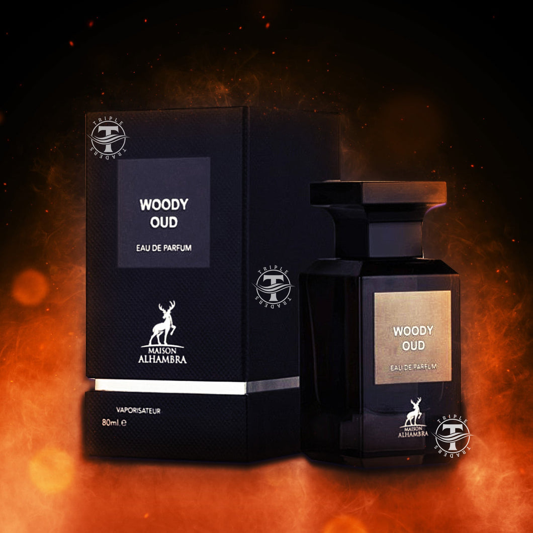 Woody Oud Eau De Parfum Oriental Perfum By Maison Alhambra 2.7 FL