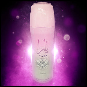 Yara Perfumed Deodorant Body Spray By Lattafa 200ml 6.67 fl. oz.