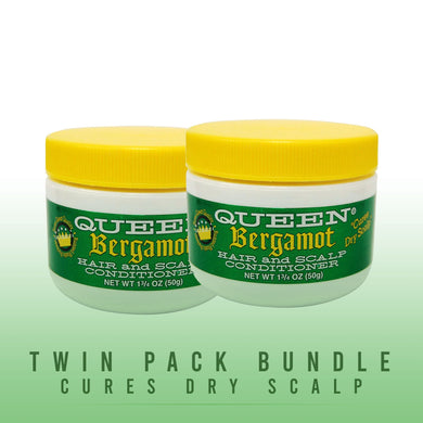 TWIN PACK Queen Bergamot Hair and Scalp Conditioner (1.75oz) 50g (2X Pieces)