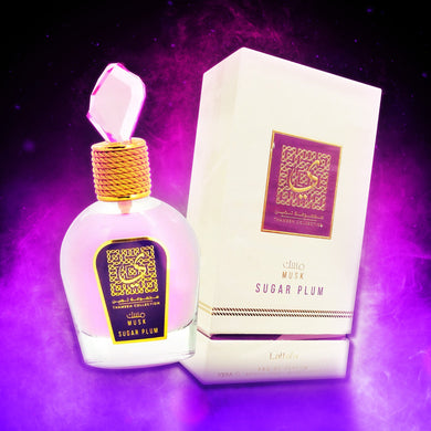 Musk Sugar Plum Eau De Parfum 100ml 3.4 fl oz THAMEEN COLLECTION By Lattafa