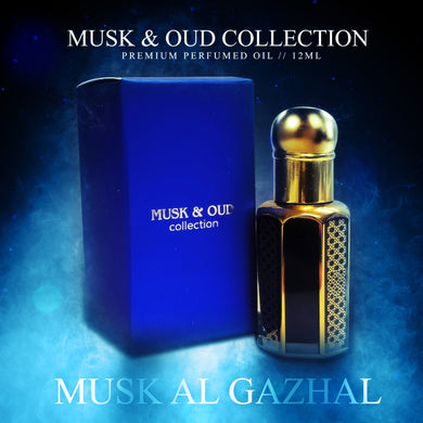 MUSK AL GAZHAL - 12ml Premium Perfumed Oil - Hekayat Attar - Musk & Oud Collection