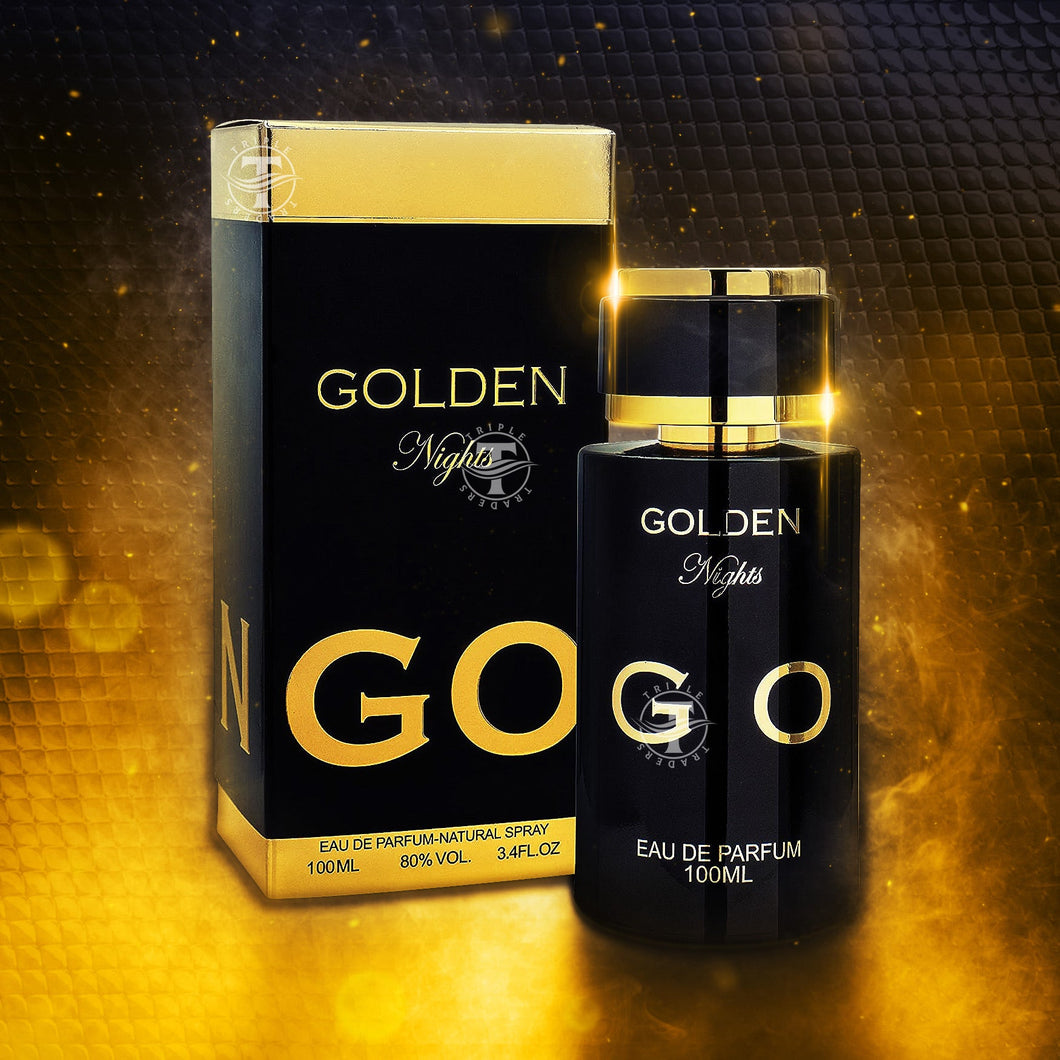 Golden Nights Eau De Parfum By Fragrance World 100ml 3.4  FL OZ