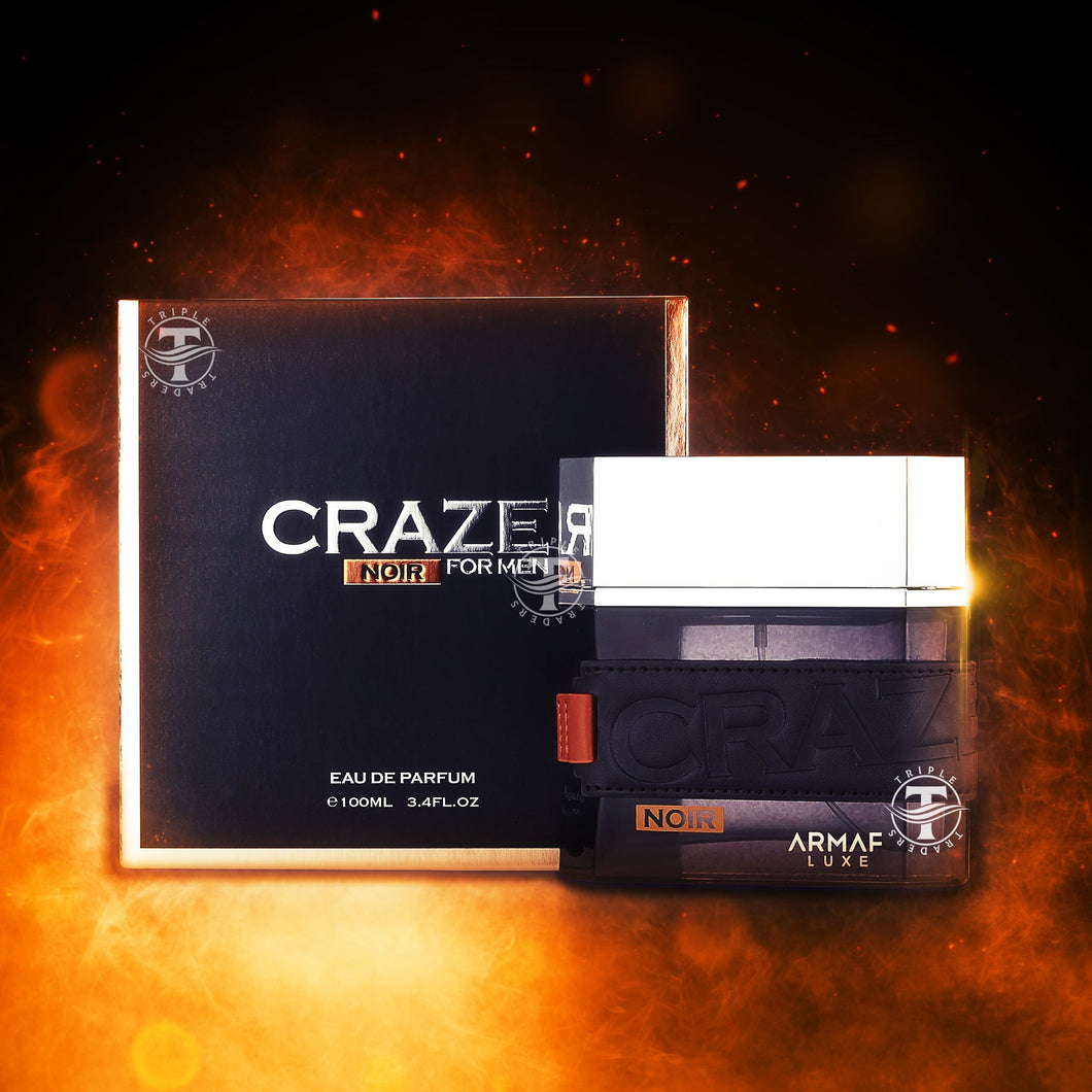 Craze Noir For Men Eau De Parfum By Armaf 100ml 3.4 FL OZ