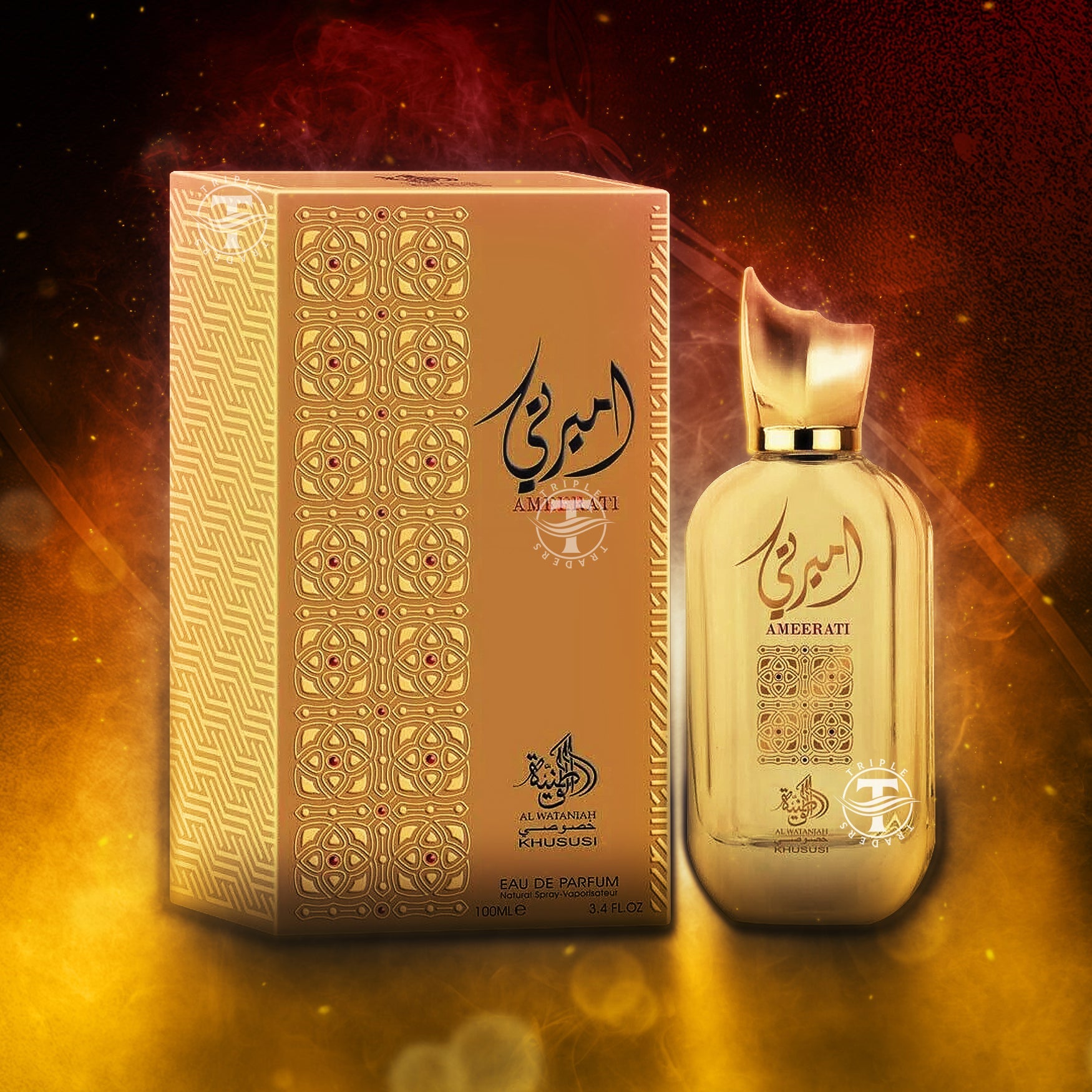 Ameerati Eau De Parfum By Al Wataniah 100ml 3.4 FL OZ – Triple Traders Ameerati Eau De Parfum By Al Wataniah 100ml 3.4 FL OZ – Triple Traders
