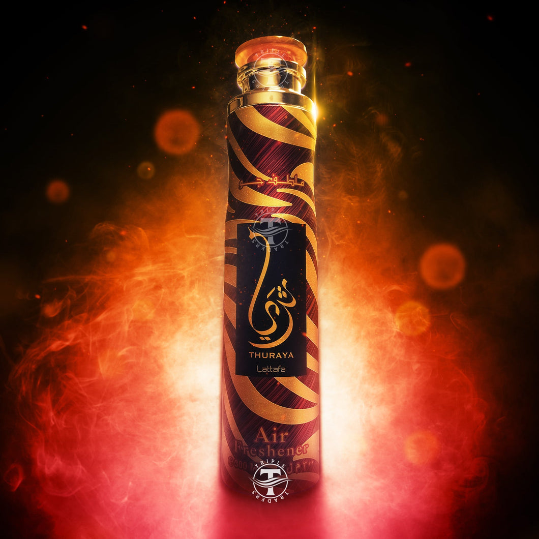 Thuraya Oud Air Freshener By Lattafa 300ml – Triple Traders Thuraya Oud Air Freshener By Lattafa 300ml – Triple Traders