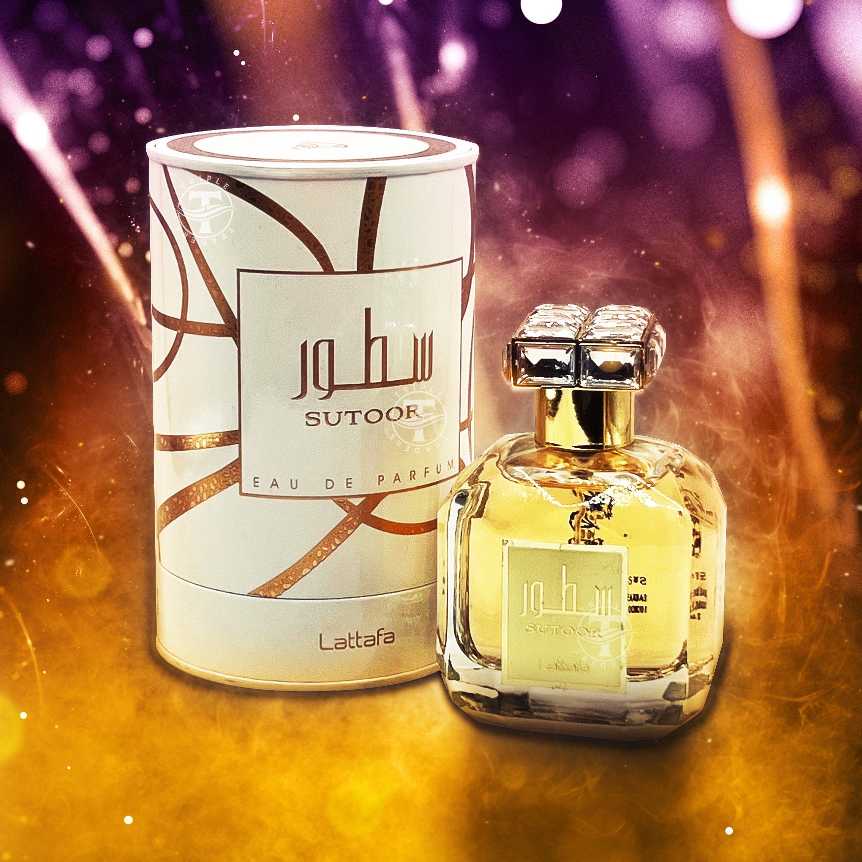 Sutoor Eau De Parfum By Lattafa 100ml 3.4 fl oz – Triple Traders Sutoor Eau De Parfum By Lattafa 100ml 3.4 fl oz – Triple Traders