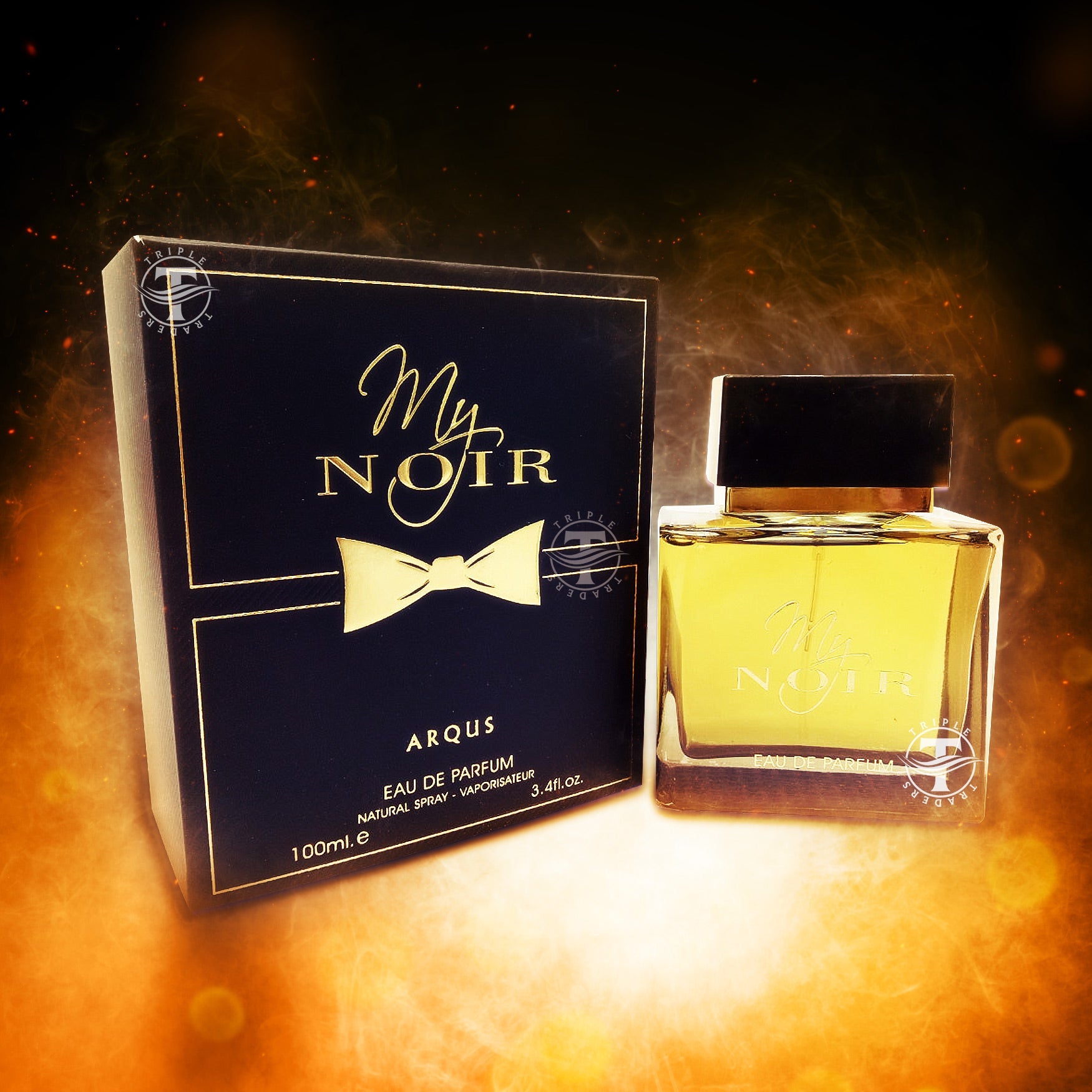 My Noir Extra Long Lasting Eau de Parfum 100ml 3.4 fl oz by Arqus ( Lattafa )
