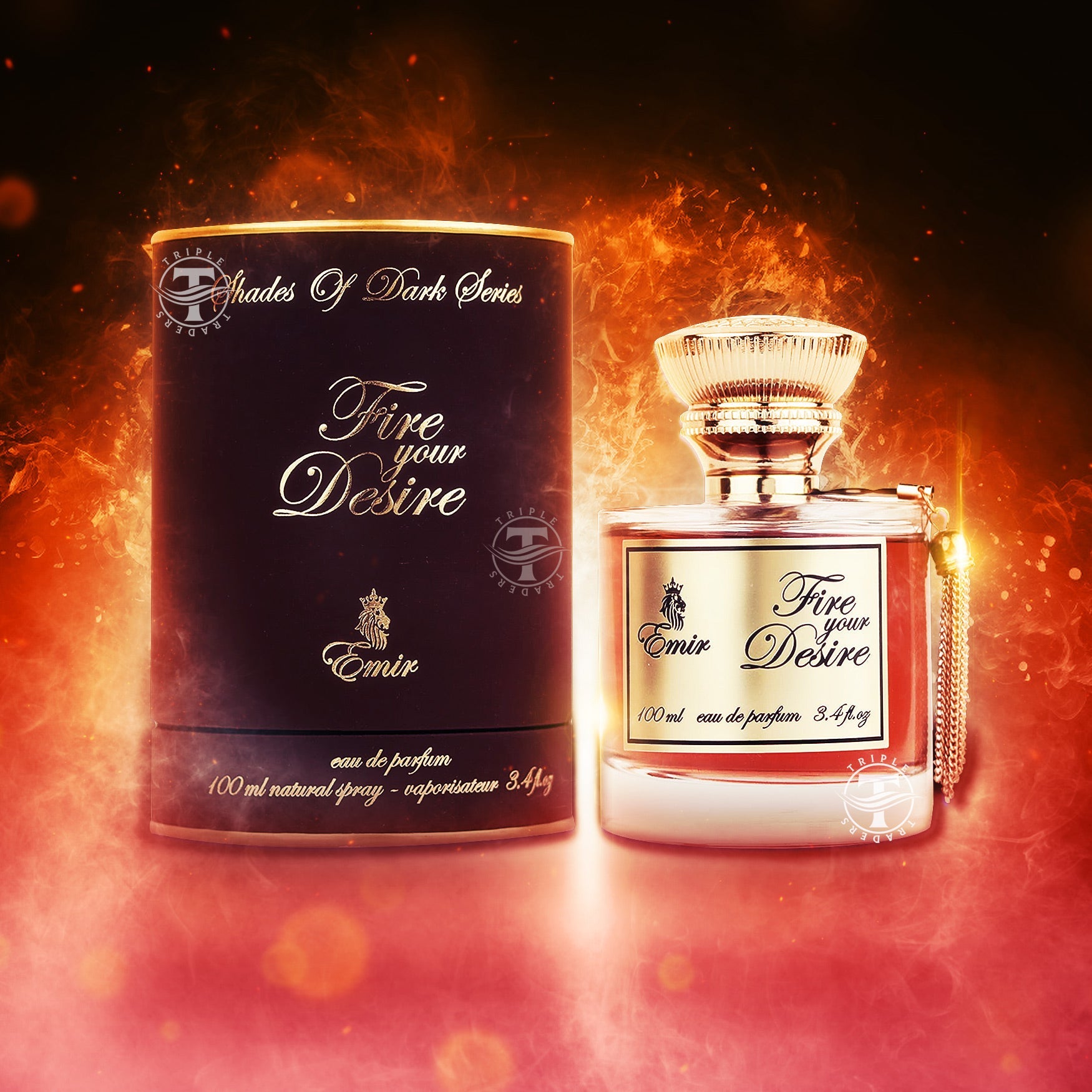 Fire Your Desire By Emir Paris Corner Shades of Dark Series 100ml