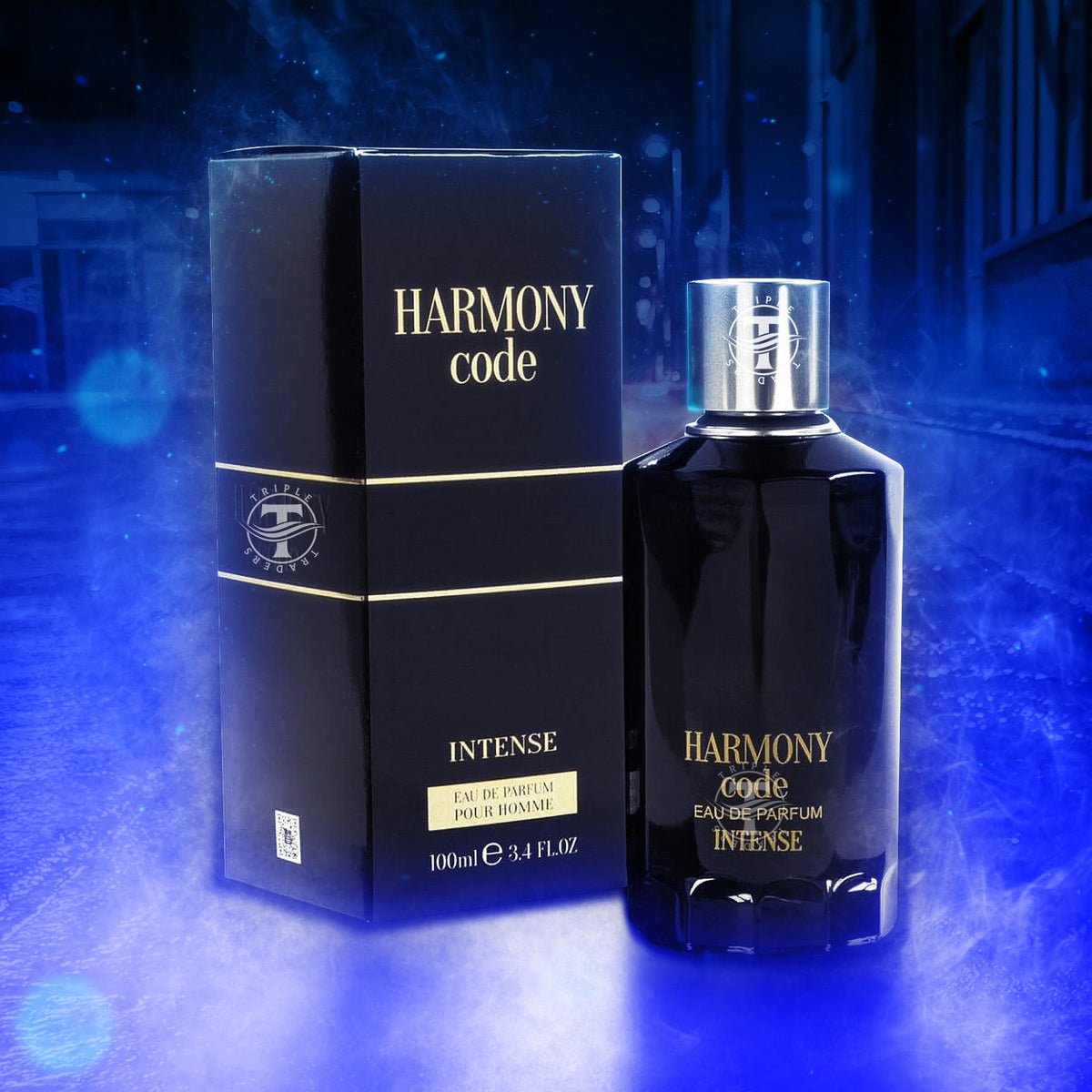 Harmony Code INTENSE Eau De Parfum By Fragrance World 100ml 3.4 FL OZ ...