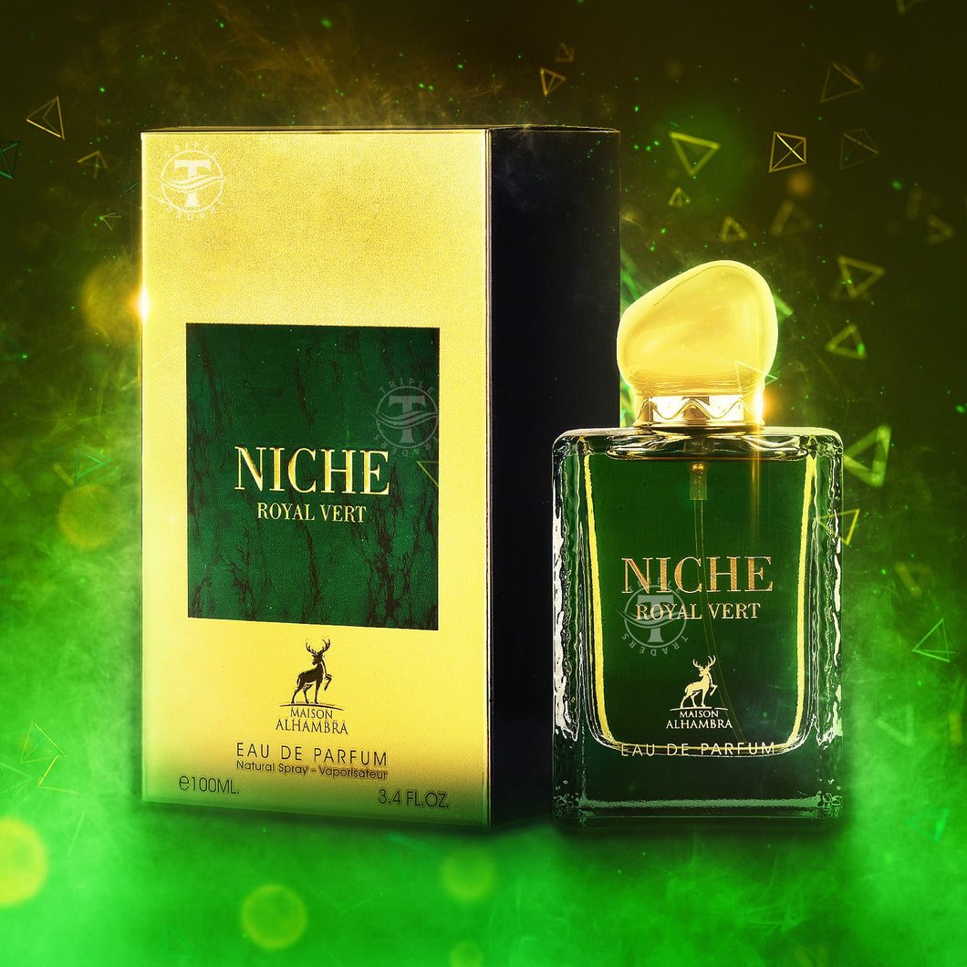 Niche Royal Vert Eau De Parfum By Maison Alhambra 100ml 3.4 FL OZ