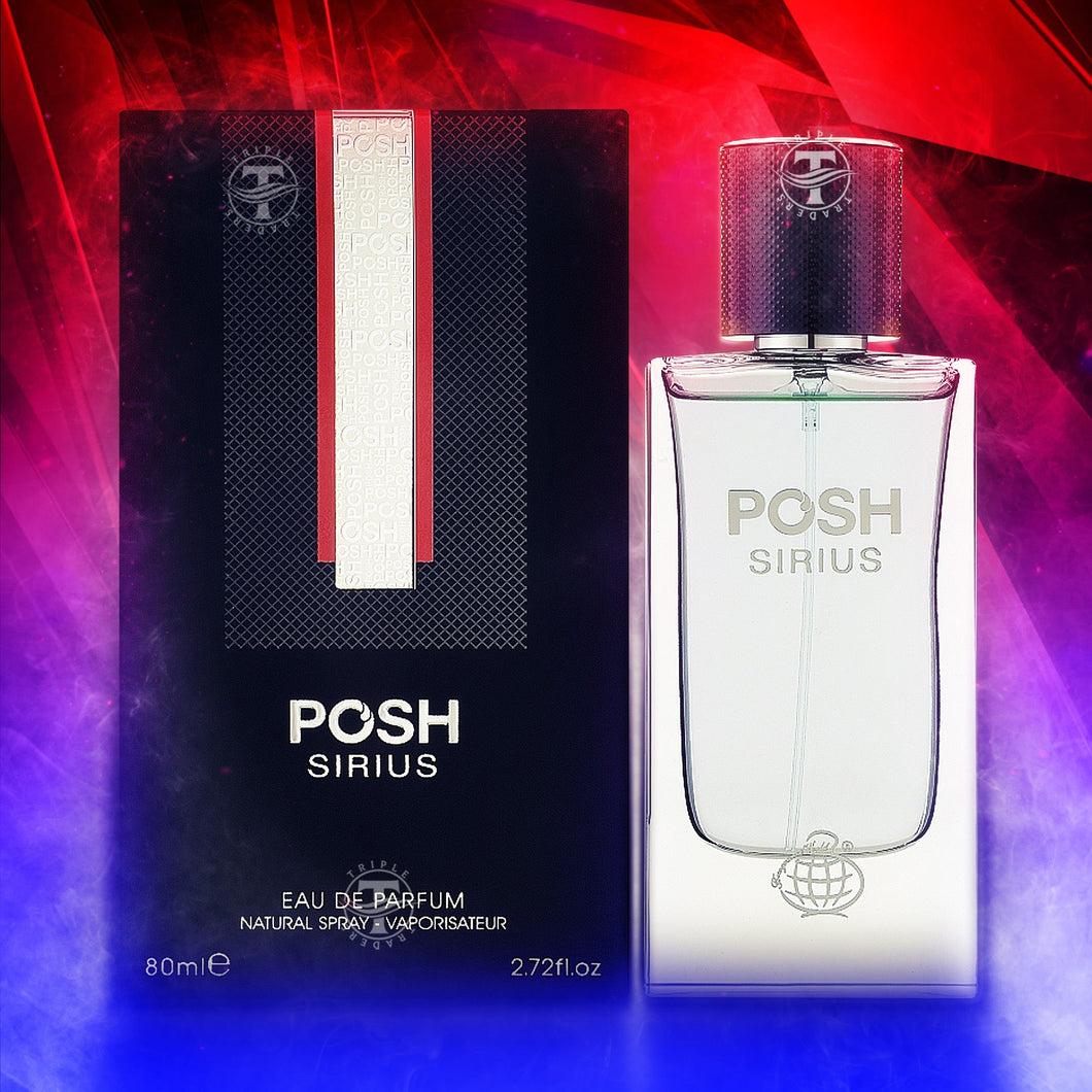 Posh Sirius Eau De Parfum by Fragrance World 80ml 2.72 FL OZ