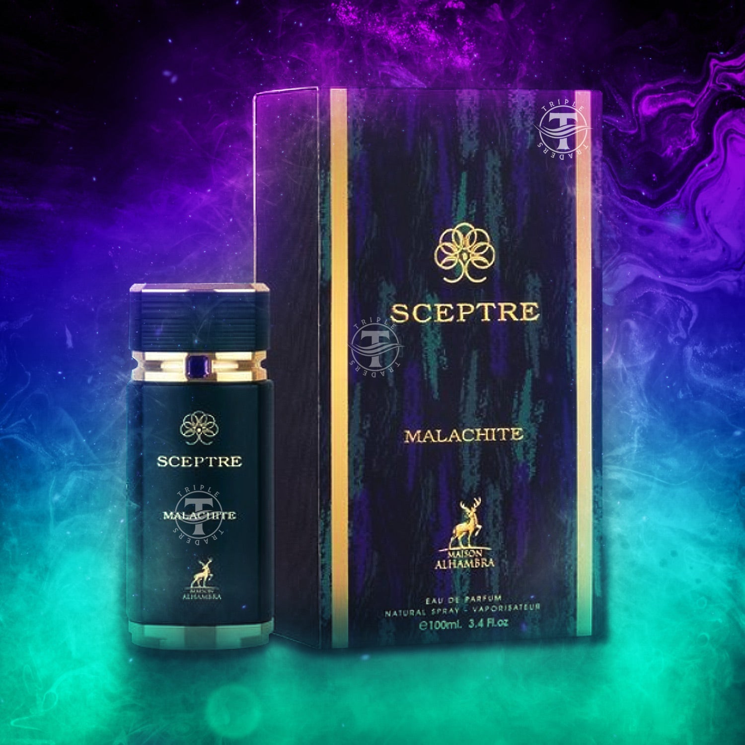 Sceptre Malachite Eau De Parfum By Maison Alhambra 100ml 3.4