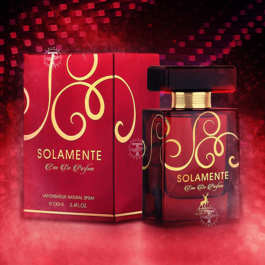 Solamente Eau De Parfum by Maison Alhambra 100ml 3.4 FL OZ